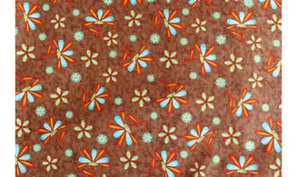 Tissu fleurs multiples