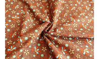 Tissu fleurs multiples