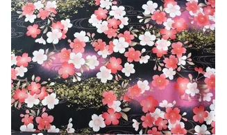 Tissu japonais Naka design cubes