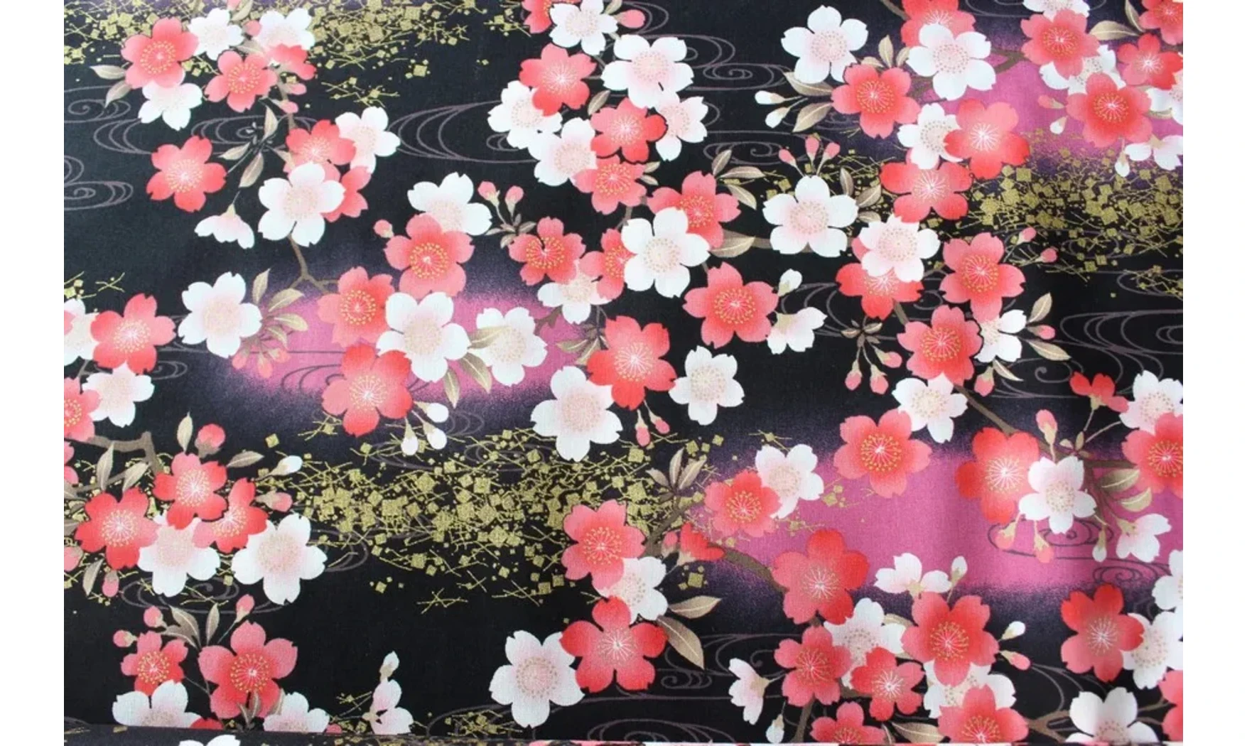 Tissu japonais Naka design cubes