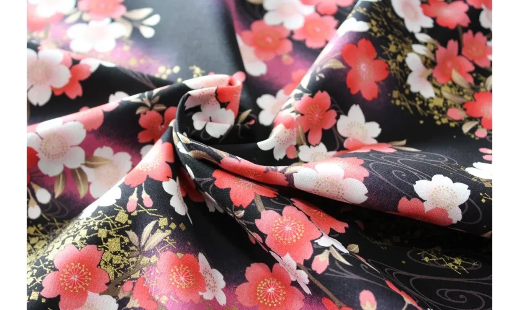 Tissu japonais Naka design cubes