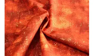 Tissu rouille doré