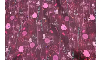 Tissu prune roadside