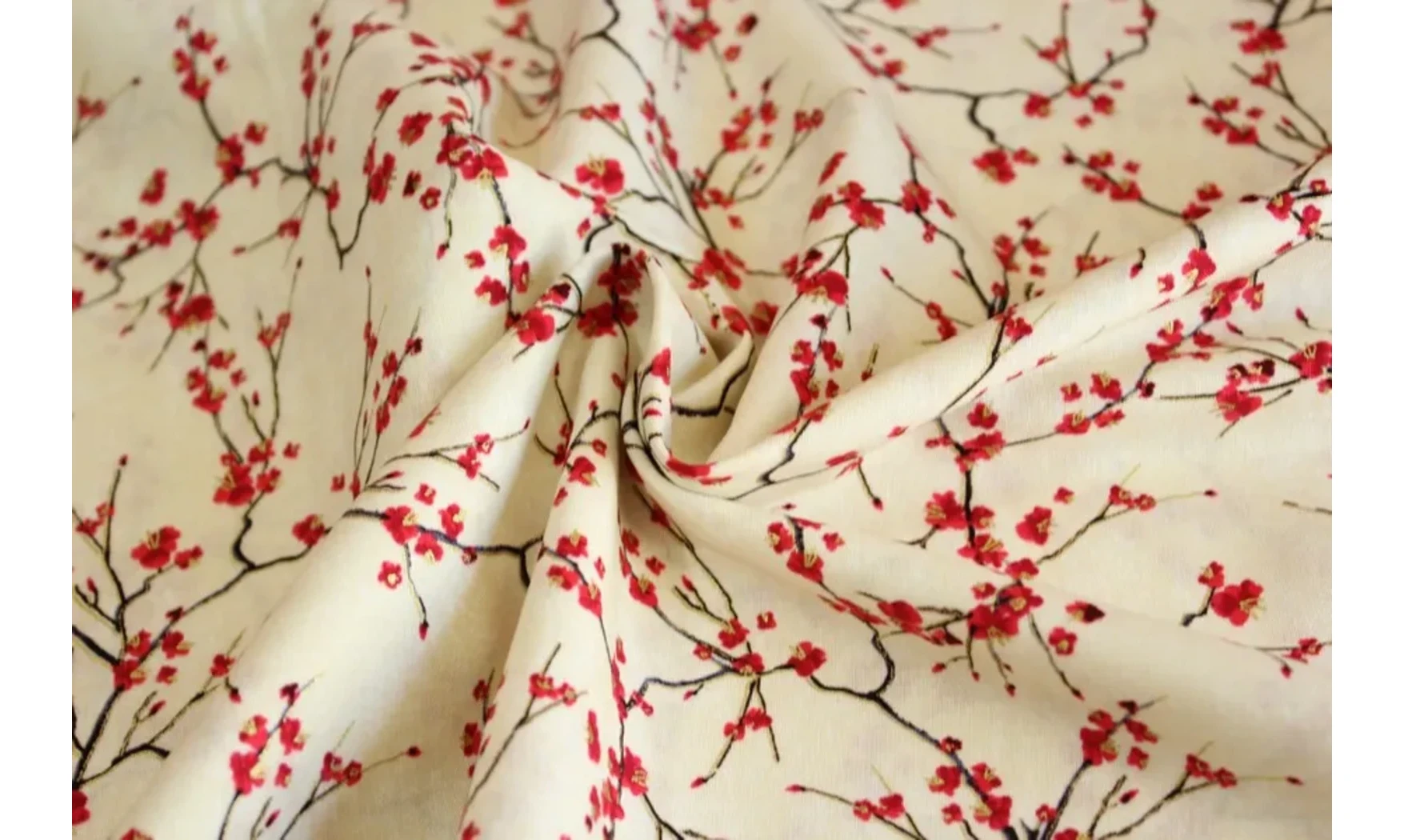 Tissu japonais Lotus