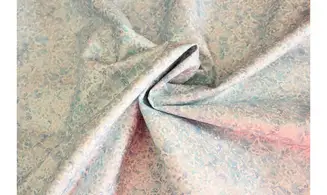 Tissu Fusion glace argenté