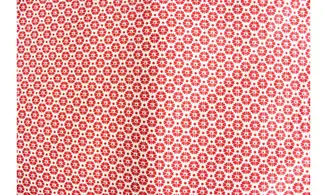 Tissu Rouge et Blanc Basic