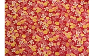 Tissu floraison japonaise