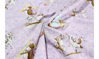 Tissu Danse avec les chats