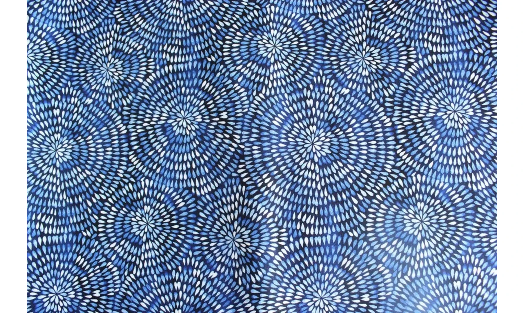Tissu éclats bleus