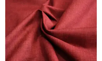 Tissu linen Grenat