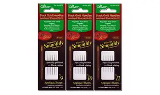 Aiguilles à appliquer noir doré