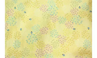 Tissu jaune roadside art