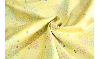 Tissu jaune roadside art