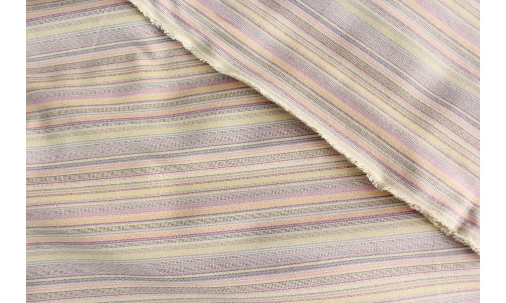 Tissu rayures Ficelle