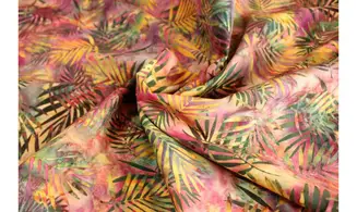 Batik feuillages multi