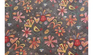 Tissu oiseaux mécaniques