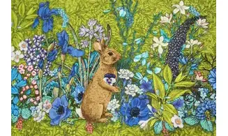 Tissu Langage des fleurs