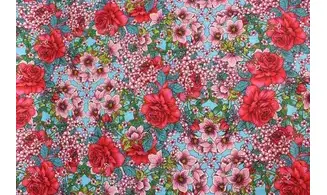 Tissu Langage des fleurs