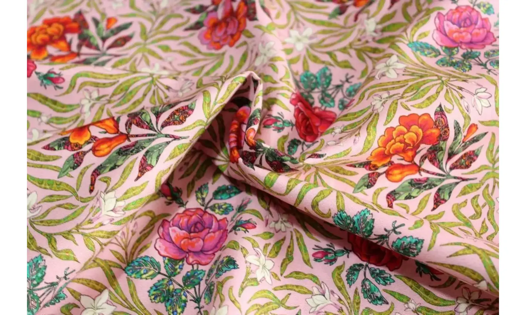 Tissu Langage des fleurs