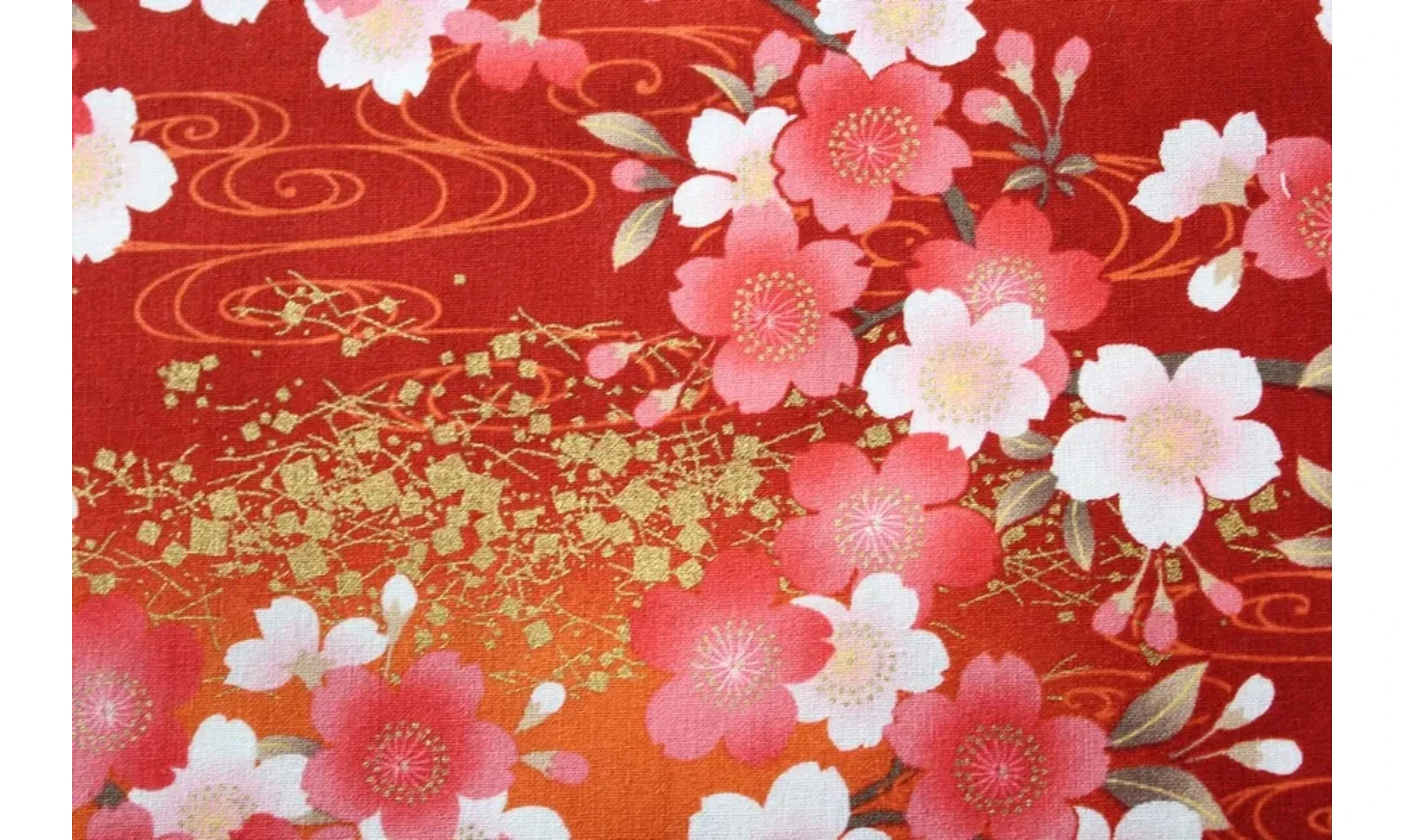 Tissu japonais Naka design cubes