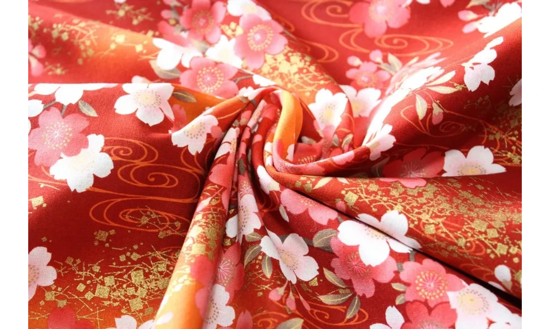 Tissu japonais Naka design cubes