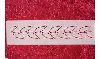 Bordure épi - 3,8 cm