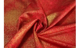 Tissu Shimmer rouge
