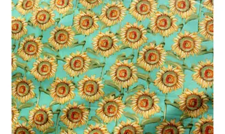 Tissu tournesols contemporains