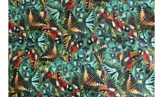 Tissu papillons vortex