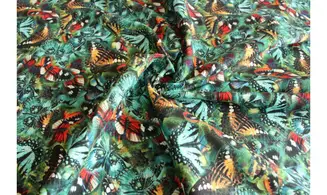 Tissu papillons vortex