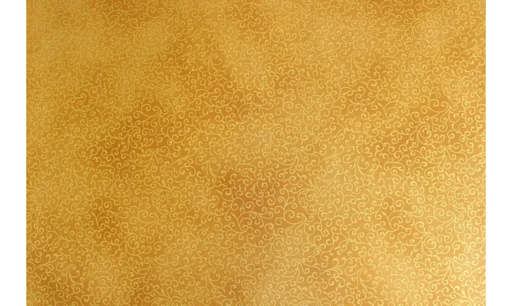 Tissu gold volutes dorées