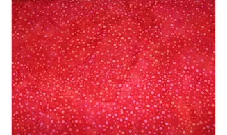 Batik rouge rosé pointillisme orangé