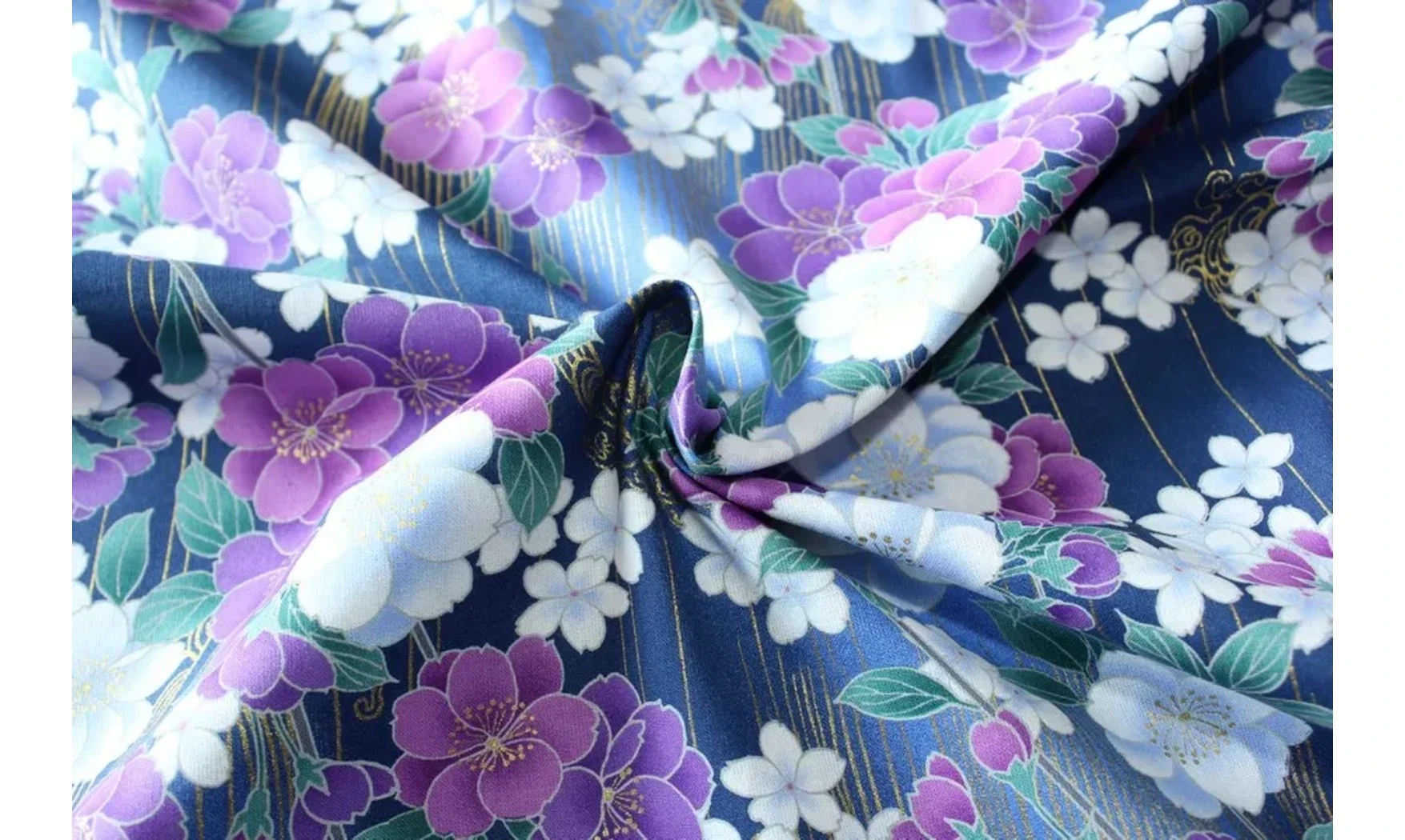 Tissu japonais Naka design lignes