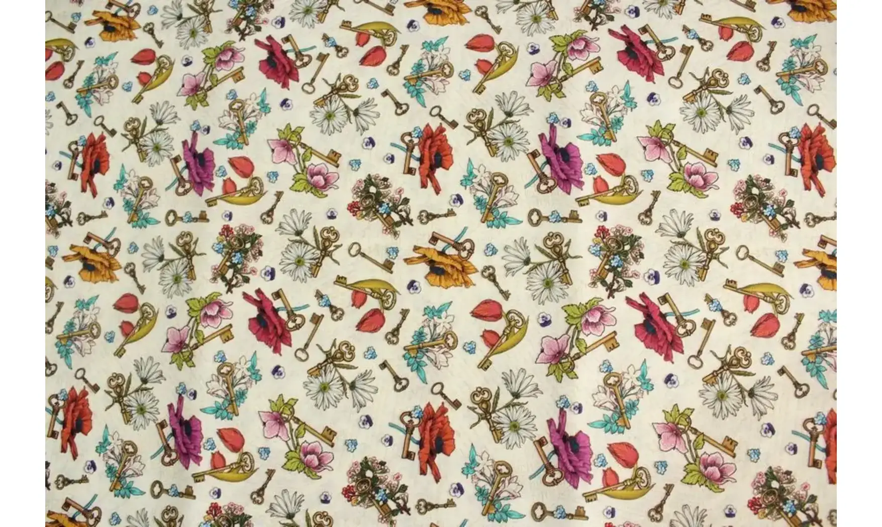 Tissu Langage des fleurs