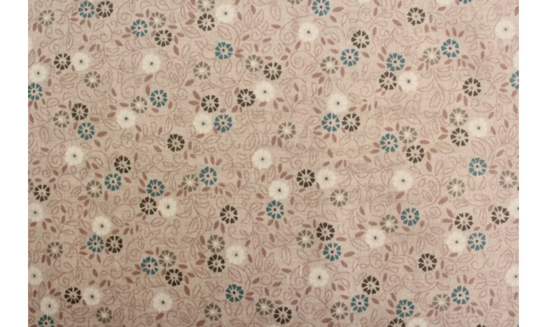 Tissu sérénité violet fleurs