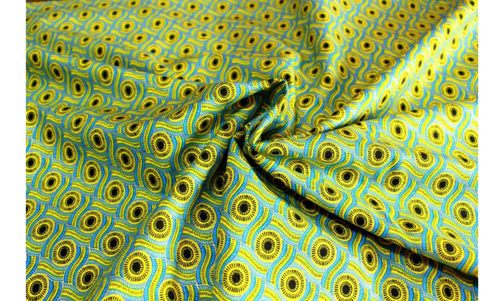 Tissu Kenta bleu d'Afrique