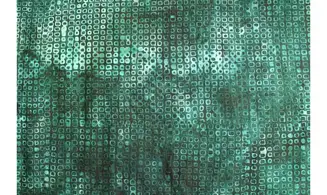 Batik vert foncé petits carrés