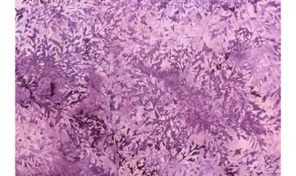 Batik empreintes de feuilles violet