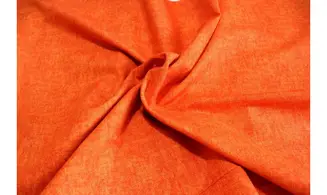 Tissu orange Mélange