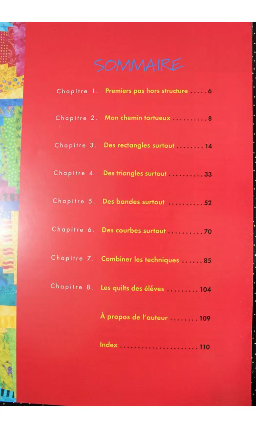 Quilts destructurés