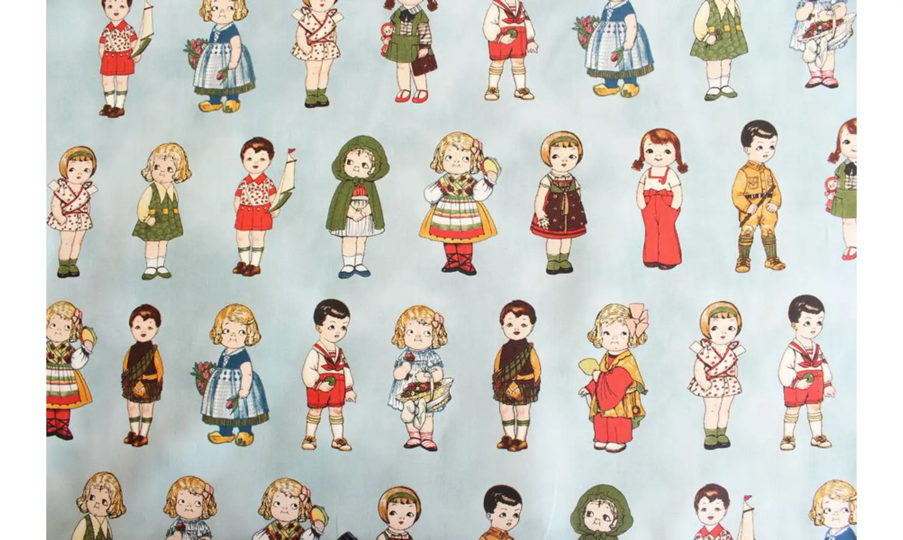 Tissu enfants vintage