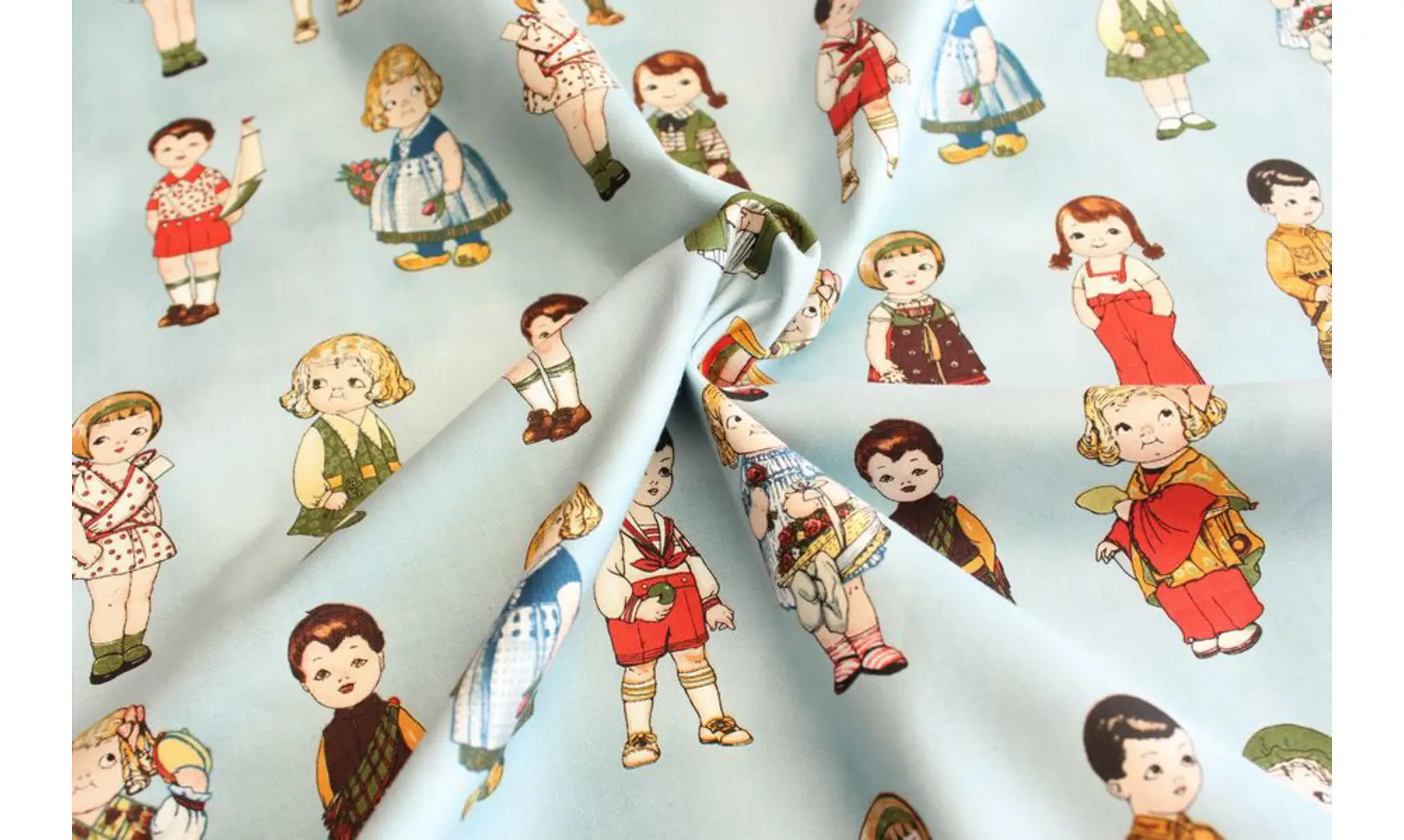 Tissu enfants vintage
