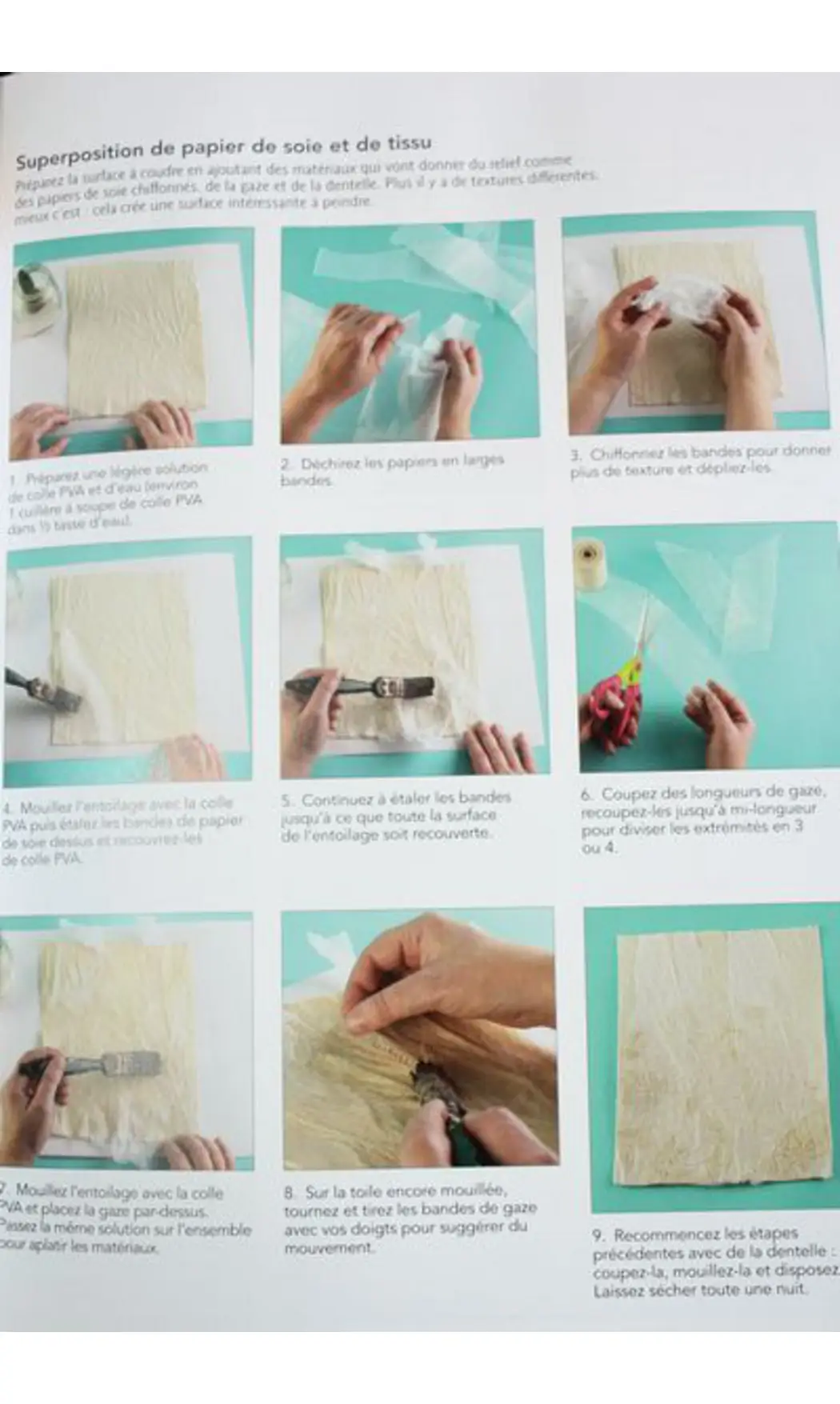 Fil, tissu, papier & peintre