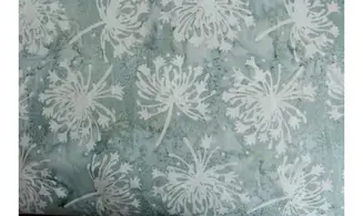 Batik vert d'eau pissenlit