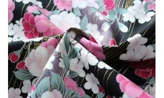 Tissu japonais Naka design lignes