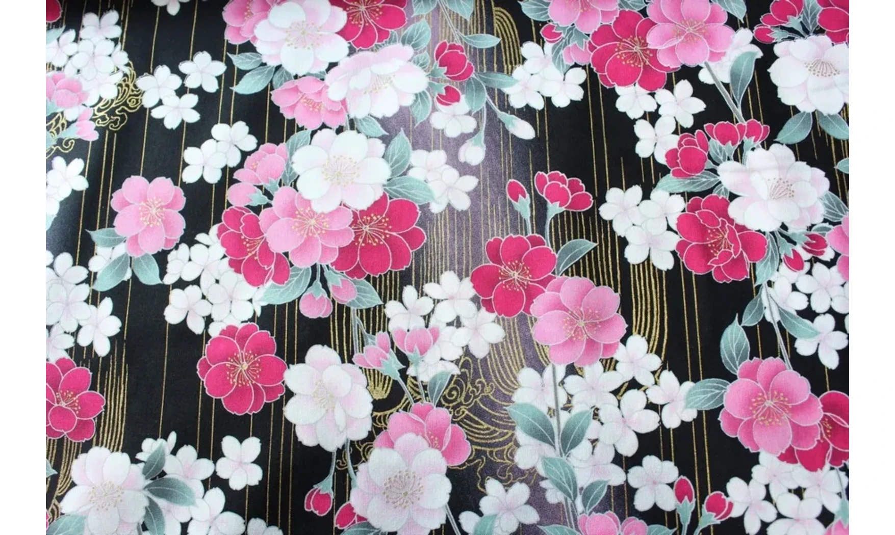Tissu japonais Naka design lignes