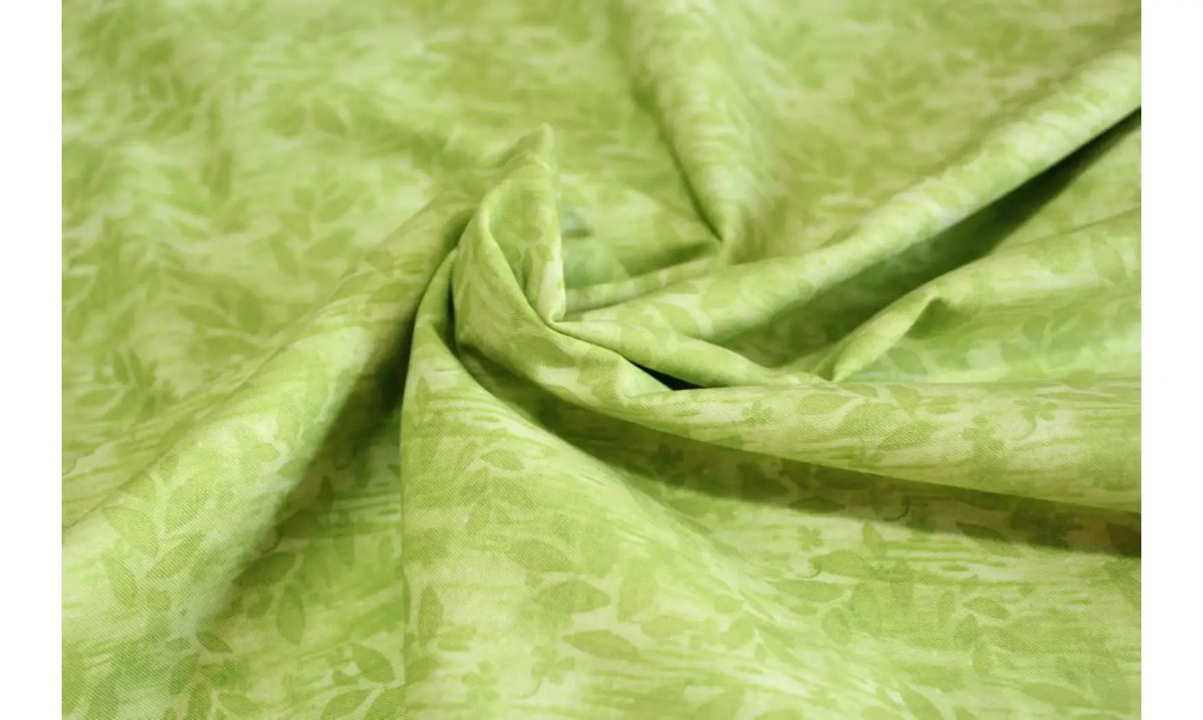 Tissu feuillage ton sur ton