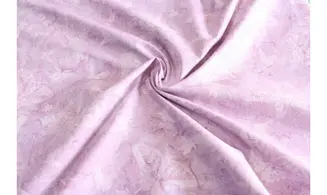 Batik violet papillons libellules