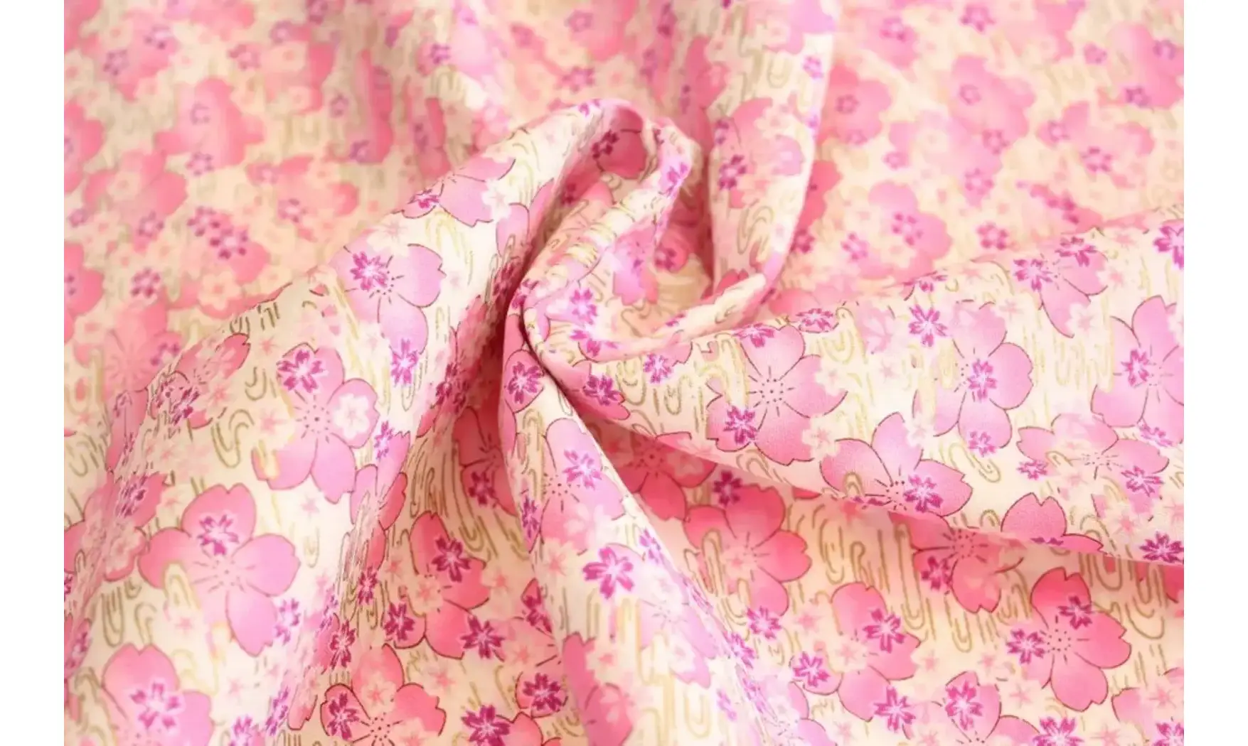 Tissu japonais Naka petites fleurs