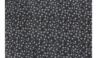 Tissu noir étoiles